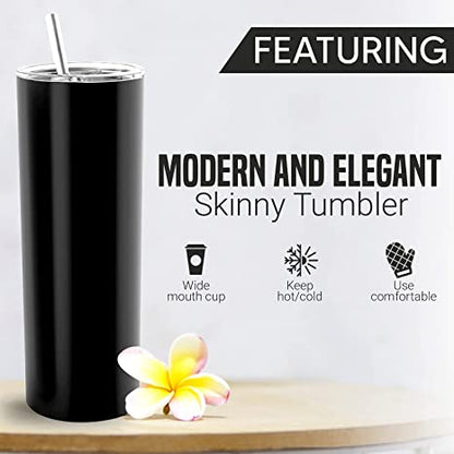 Skinny Tumbler, Stainless Steel Insulated Tumbler for hot & cold drink