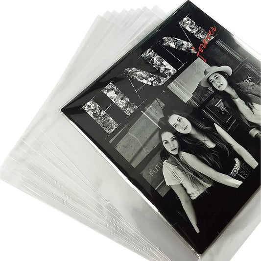 Vinyl Record Outer Sleeve 100pcs Clear Plastic Protective LP Cover