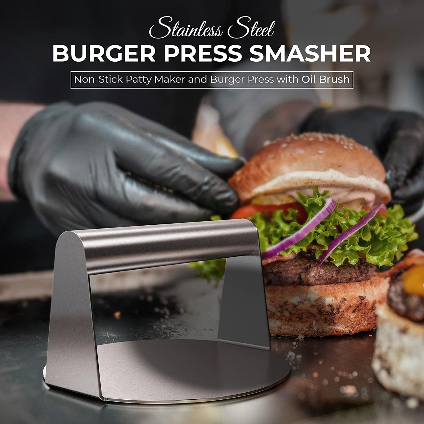 Burger Press Smasher, Non-Stick Patty Maker