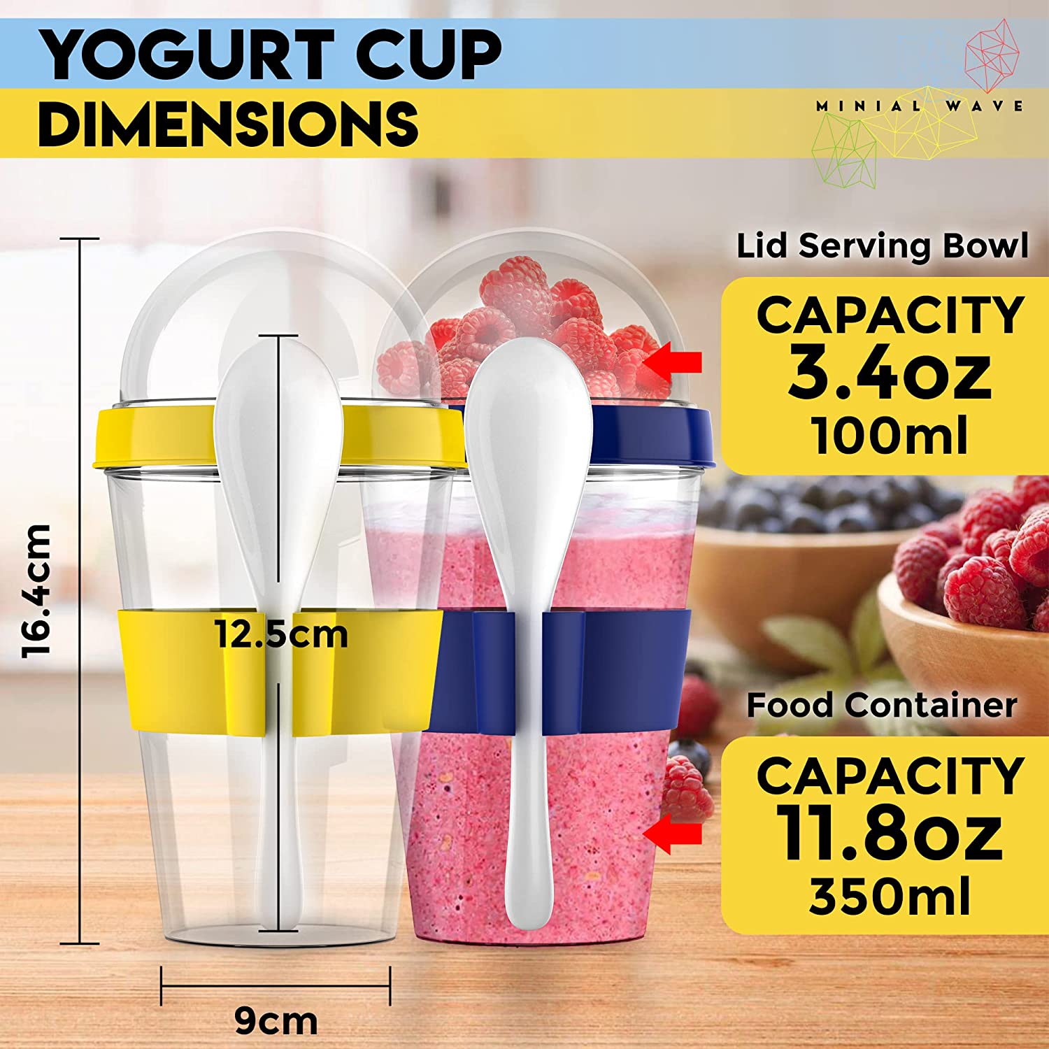 Yogurt parfait cups 