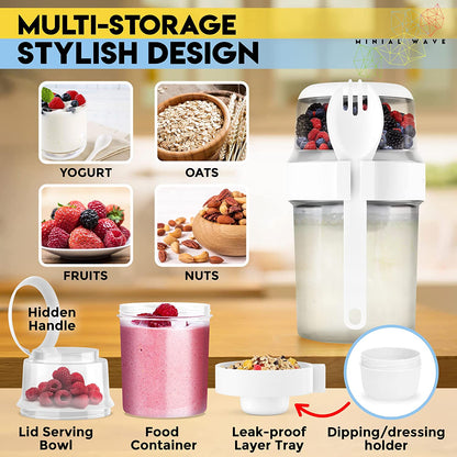 Multi storage Modern design Oats container 