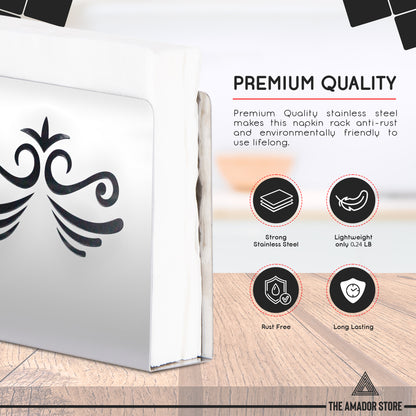 Premium quality stainless steel Napkin holder