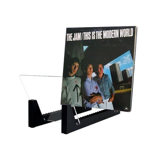 Vinyl Record Rack, Storage holder with Rubber Feet, Solid Wood Stand