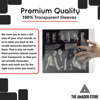 Vinyl Record transparent Outer Sleeve