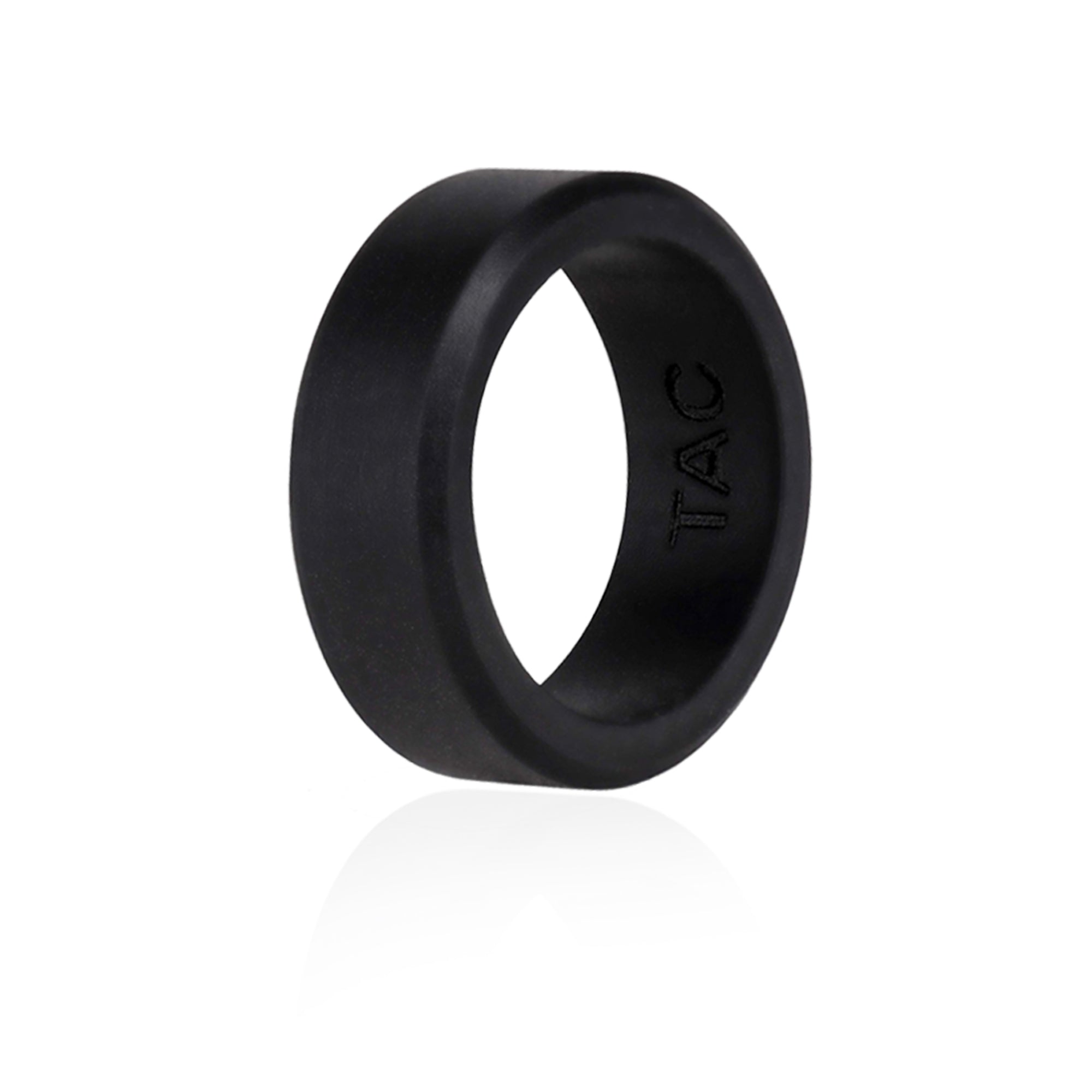 Rubber Bands Silicone Ring Engagement Rings Finger Ring 8MM Men Ring  Durable | eBay