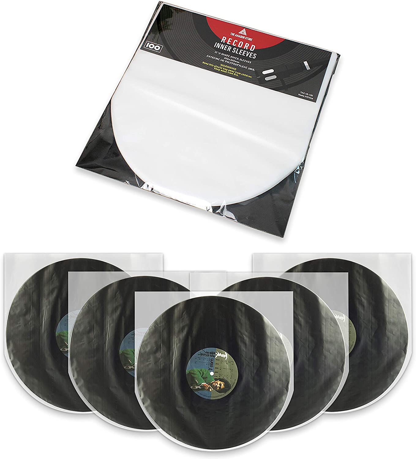 Vinyl Record Inner Sleeves Extreme HD Polypropylene